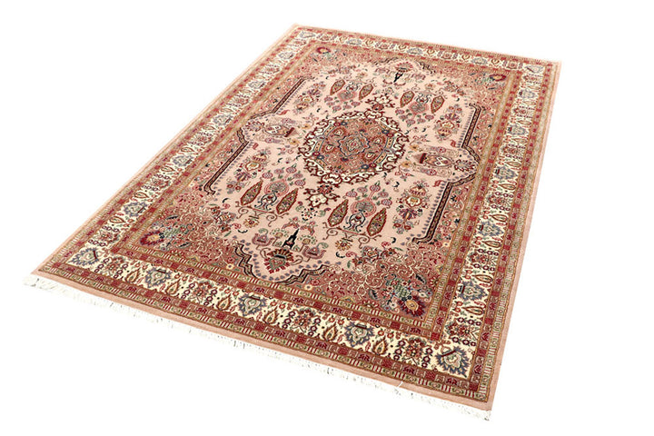 Misty Rose Isfahan 4'  6" x 6'  8" - No. QA88899