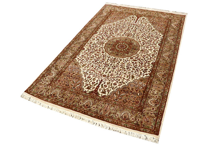 Cornsilk Tree of Life 4' x 6' 4 - No. 56812 - ALRUG Rug Store