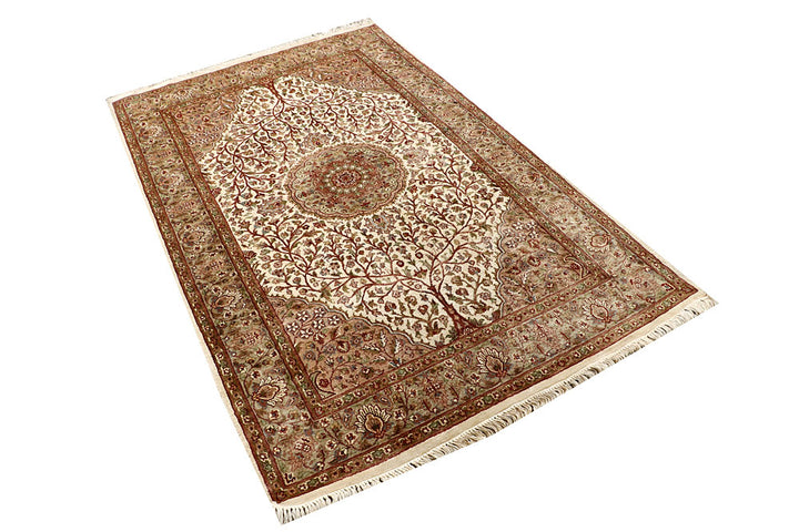 Cornsilk Tree of Life 4' x 6' 4 - No. 56812 - ALRUG Rug Store