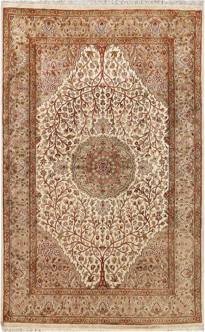 Cornsilk Tree of Life 4' x 6' 4 - No. 56812 - ALRUG Rug Store