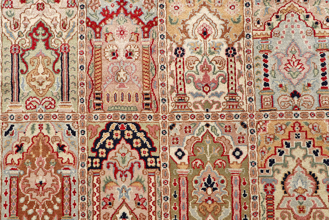 Multi Colored Bakhtiar 4'  6" x 6'  11" - No. QA92436