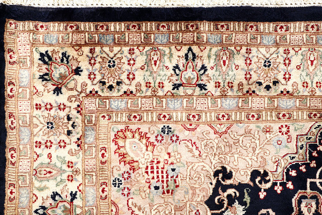 Navy Isfahan 4'  6" x 6'  6" - No. QA42897