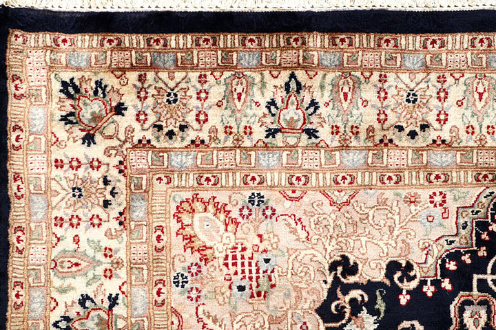 Navy Isfahan 4'  6" x 6'  6" - No. QA42897