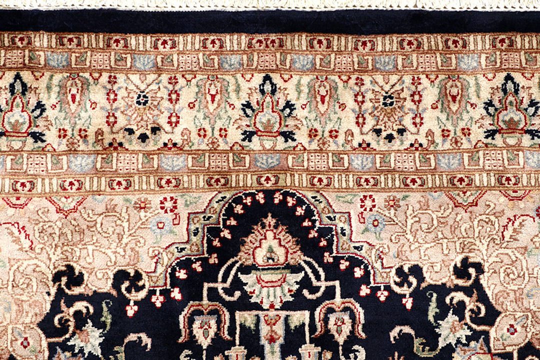 Navy Isfahan 4'  6" x 6'  6" - No. QA42897