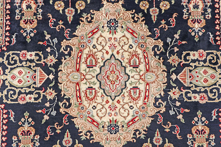 Navy Isfahan 4'  6" x 6'  6" - No. QA42897