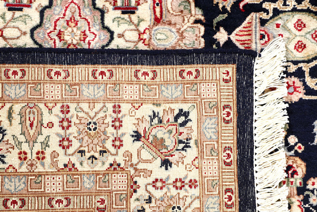 Navy Isfahan 4'  6" x 6'  6" - No. QA42897