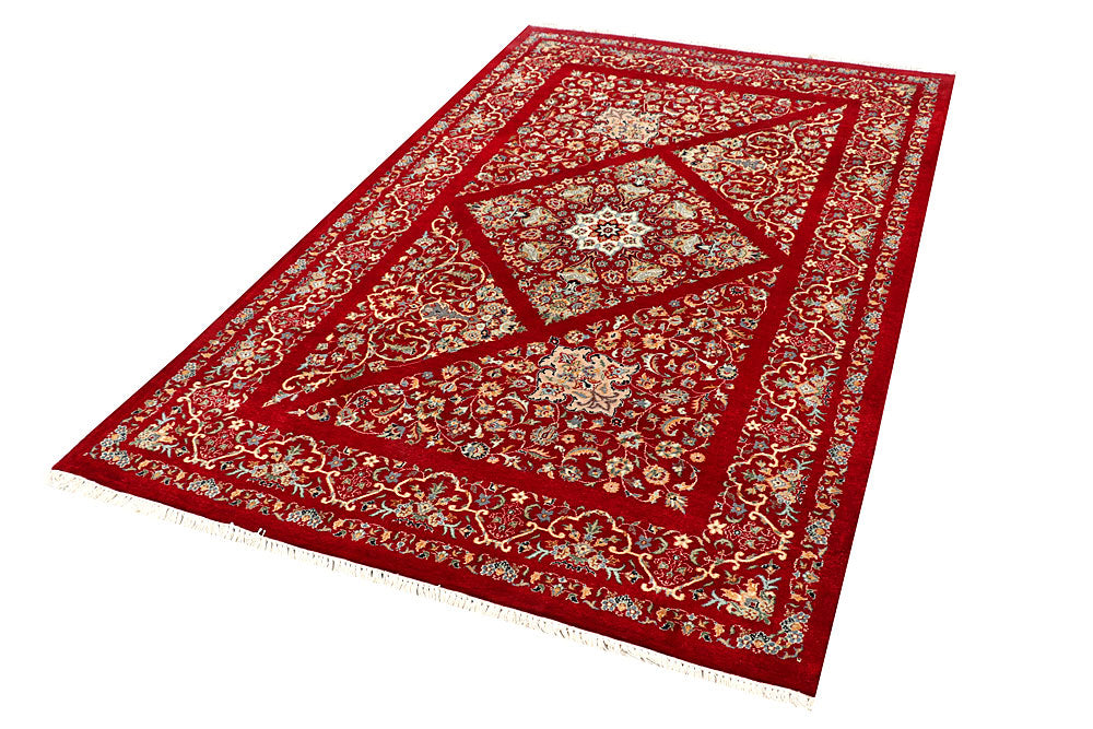 Maroon Mahal 4' 6 x 7' 5 - No. 56825 - ALRUG Rug Store
