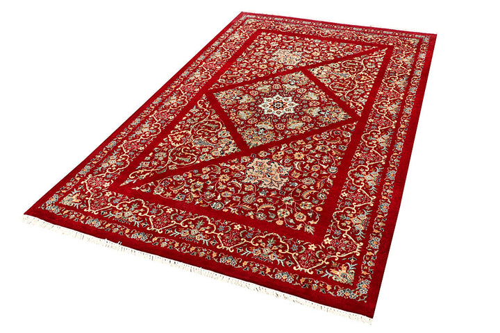 Maroon Mahal 4' 6 x 7' 5 - No. 56825 - ALRUG Rug Store