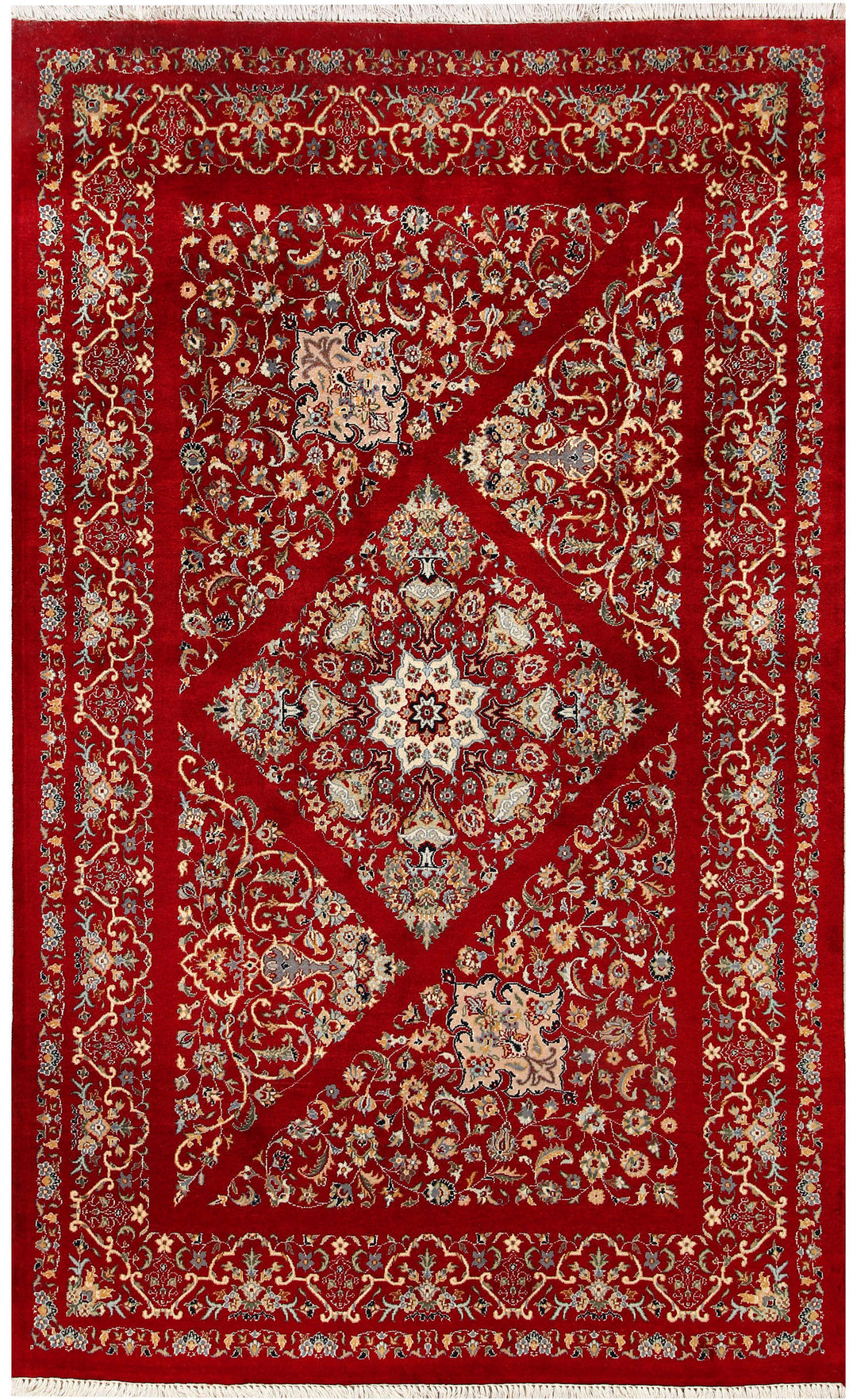 Maroon Mahal 4' 6 x 7' 5 - No. 56825 - ALRUG Rug Store