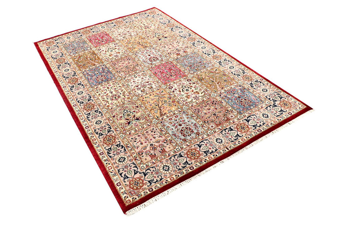 Multi Colored Bakhtiar 4'  6" x 6'  11" - No. QA21116