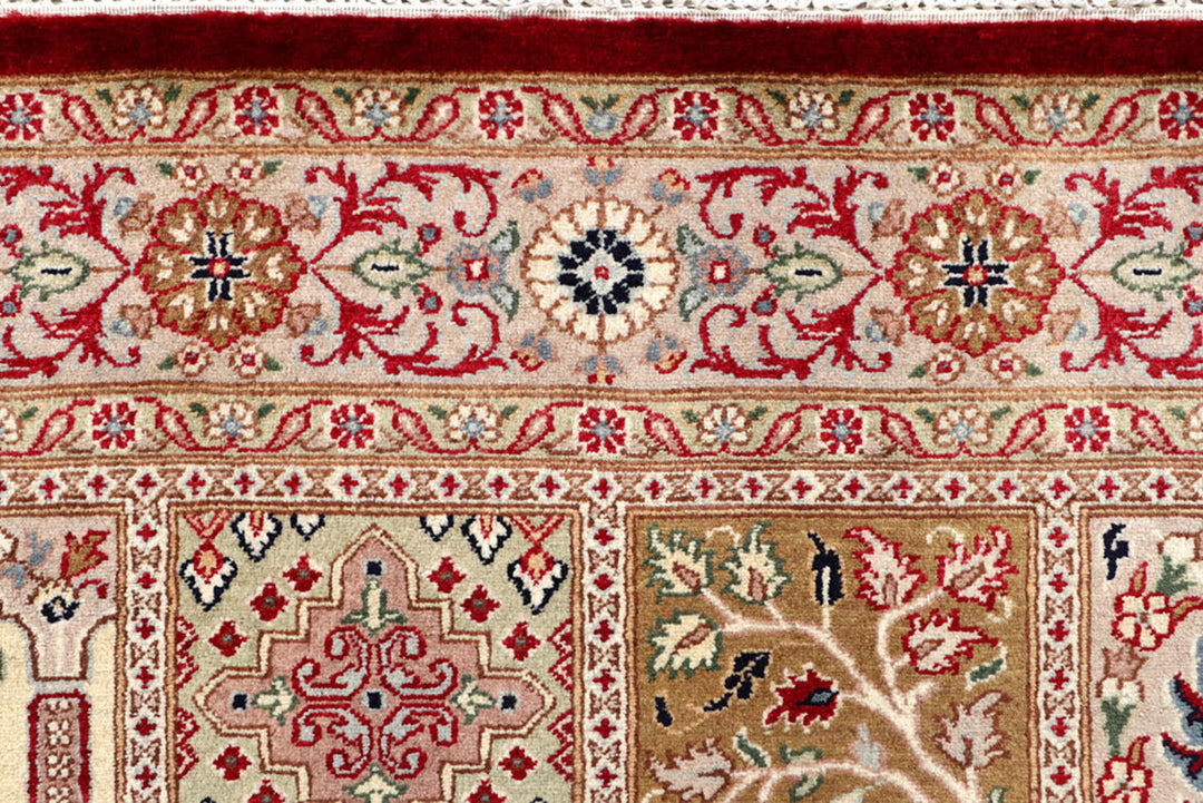 Multi Colored Bakhtiar 4'  5" x 6'  7" - No. QA91011