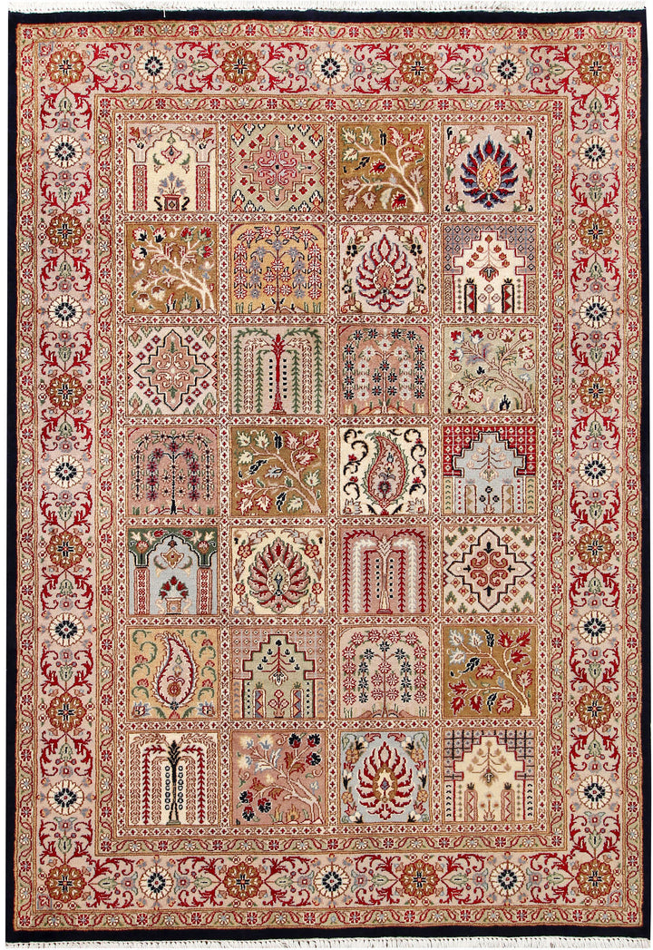 Multi Colored Bakhtiar 4'  6" x 6'  6" - No. QA99080