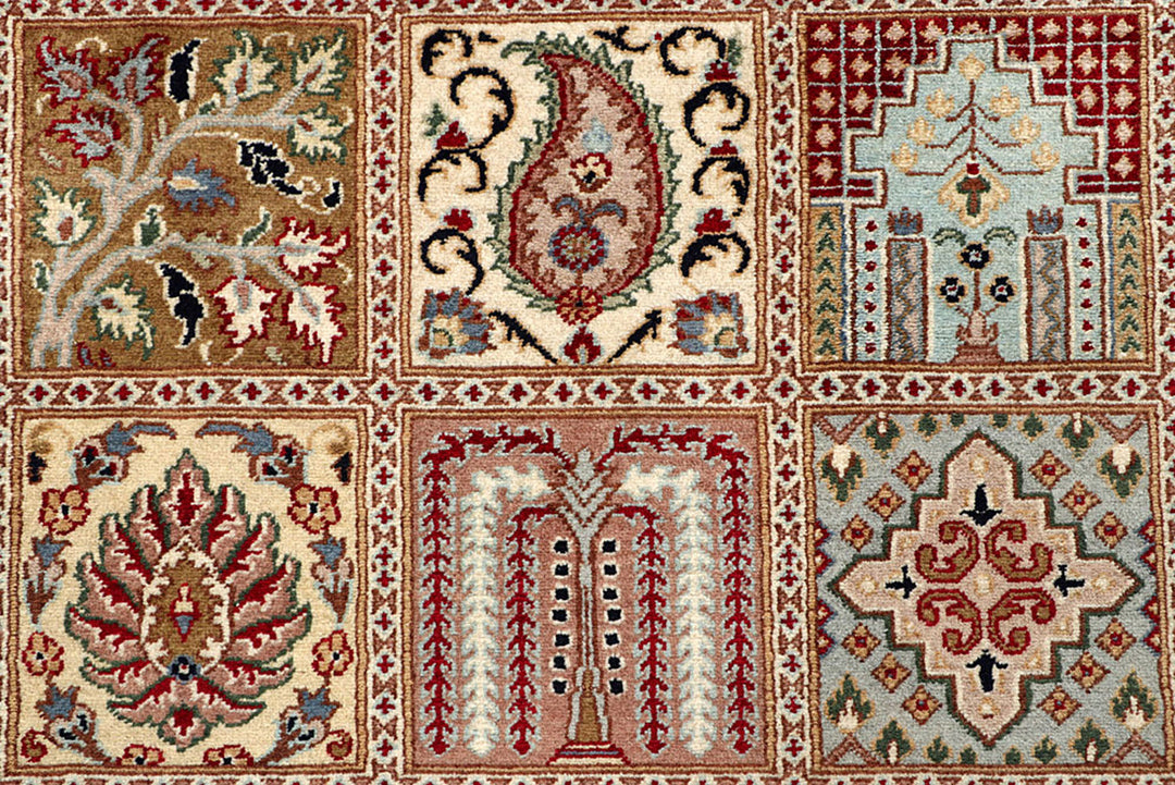 Multi Colored Bakhtiar 4'  4" x 6'  5" - No. QA28623