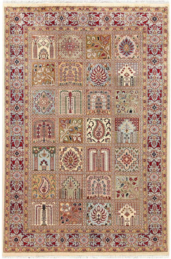 Multi Colored Bakhtiar 4'  4" x 6'  5" - No. QA28623