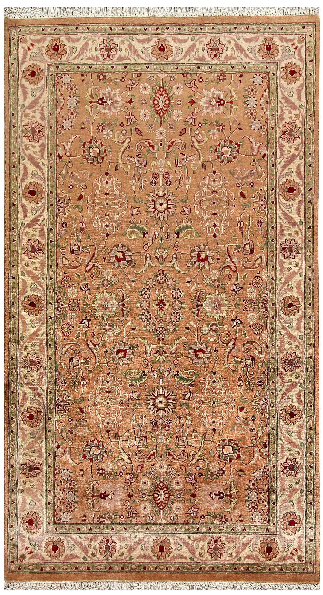Peru Mahal Rug 3' 1" x 5' 5" Hand-Knotted