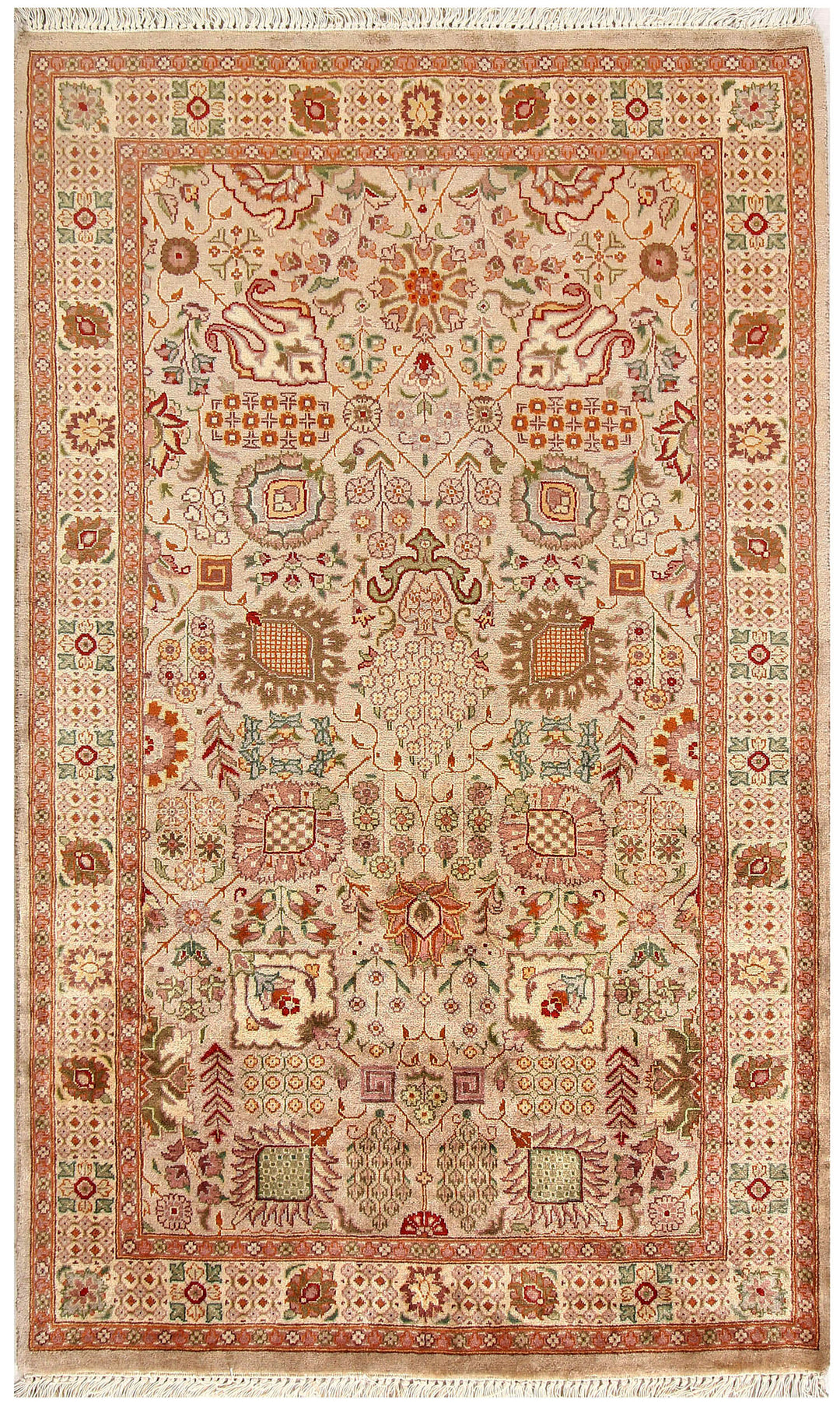 Wheat Mahal 3' 1 x 5' 1 - No. 56852 - ALRUG Rug Store