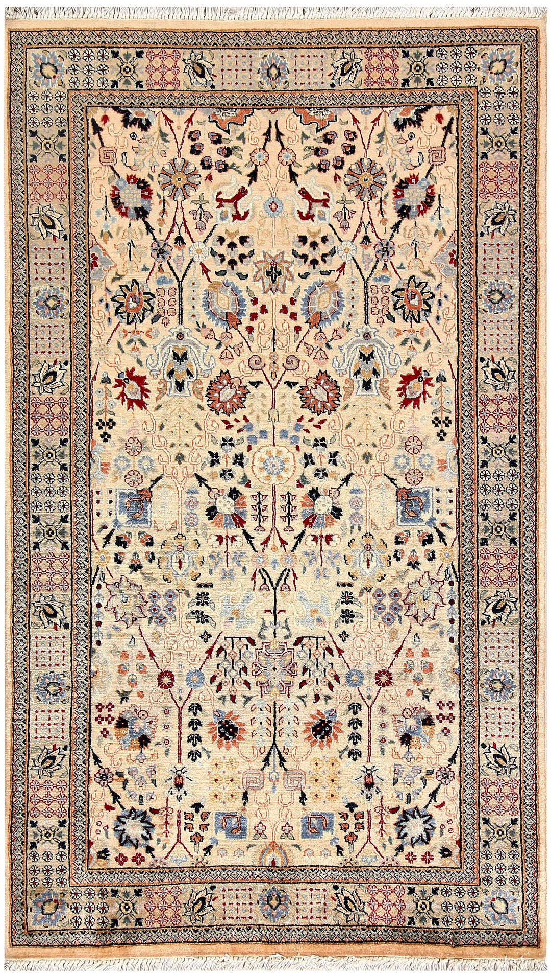 Wheat Mahal 3' x 5' 3 - No. 56862 - ALRUG Rug Store