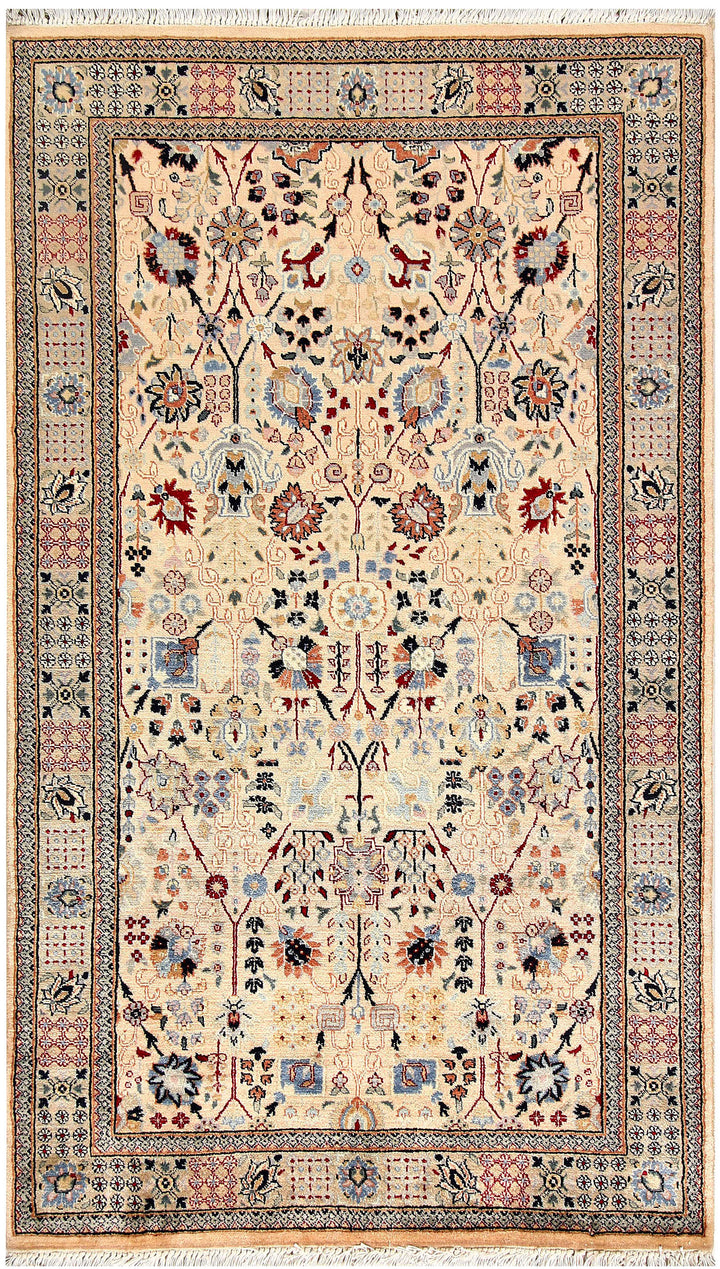 Wheat Mahal 3' x 5' 3 - No. 56862 - ALRUG Rug Store
