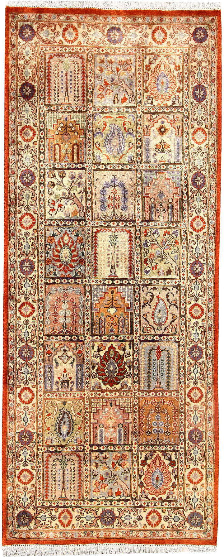 Multi Colored Bakhtiar 2'  6" x 6'  4" - No. QA86293