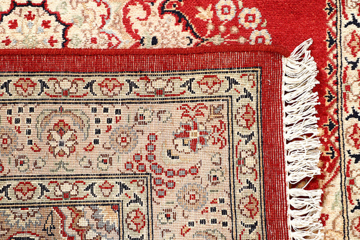 Red Isfahan 3'  6" x 5'  7" - No. QA39557