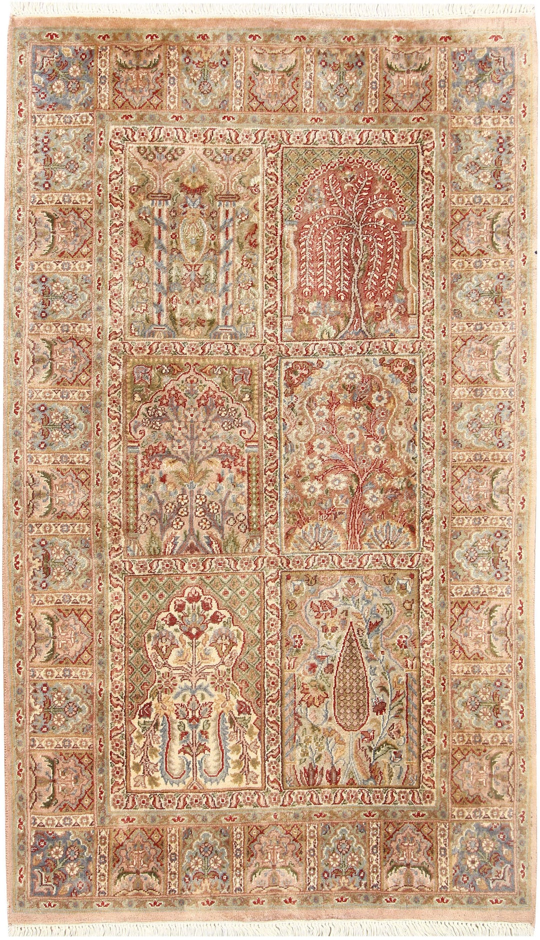 Afghan Bakhtiar Rug 3' 1 x 5' 2 Hand-Knotted