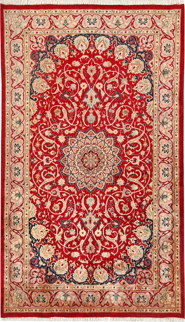 Firebrick Isfahan 3'  6" x 5'  8" - No. QA15627