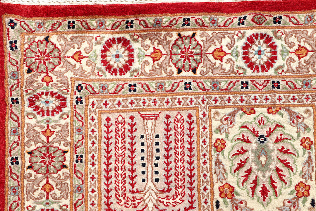 Multi Colored Bakhtiar 3'  4" x 5'  5" - No. QA10274