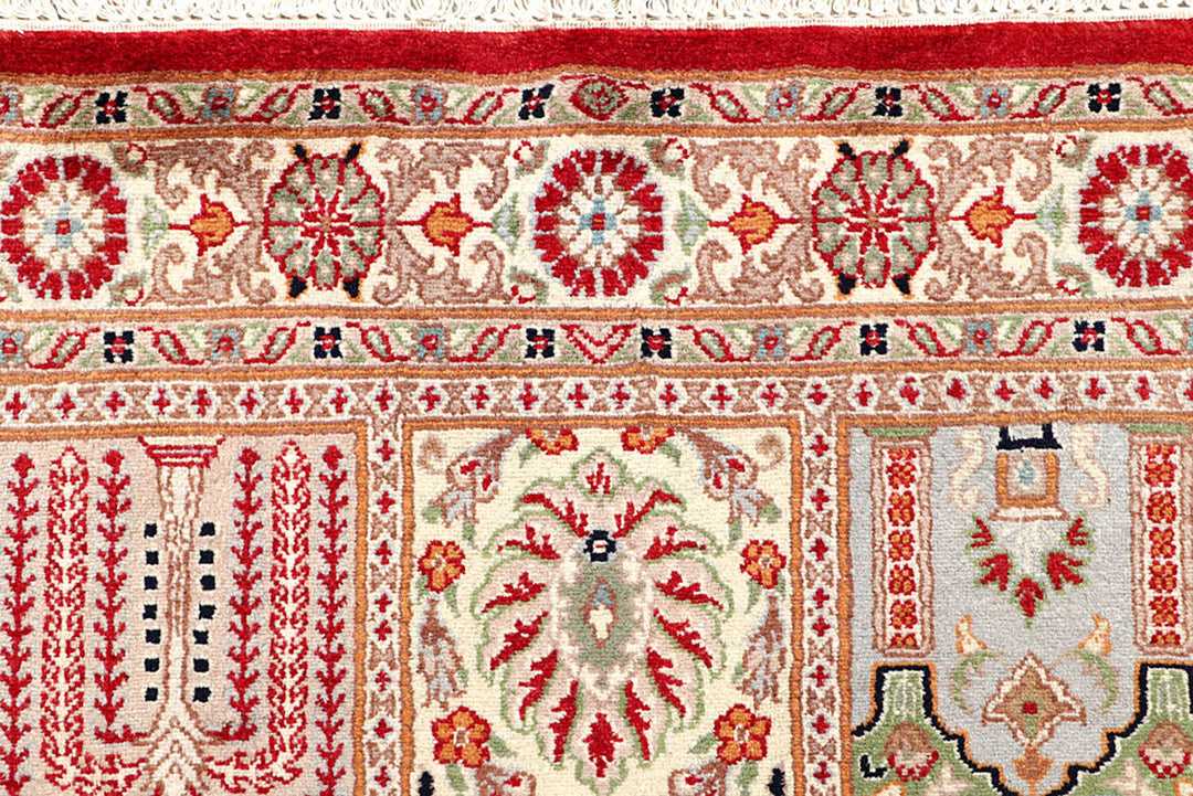 Multi Colored Bakhtiar 3'  4" x 5'  5" - No. QA10274