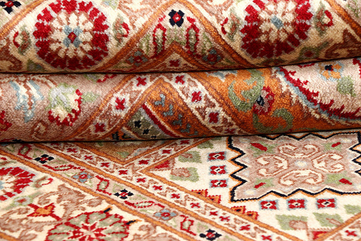 Multi Colored Bakhtiar 3'  4" x 5'  5" - No. QA10274