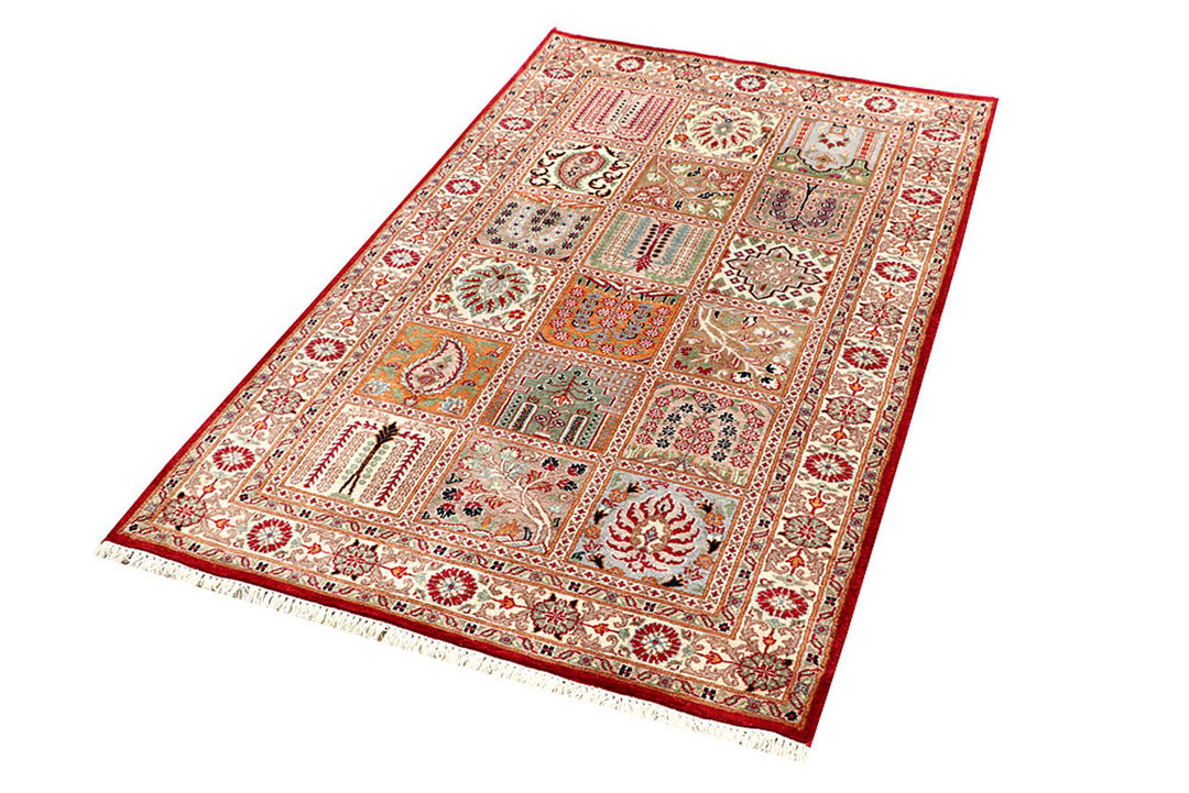 Multi Colored Bakhtiar 3'  4" x 5'  5" - No. QA10274