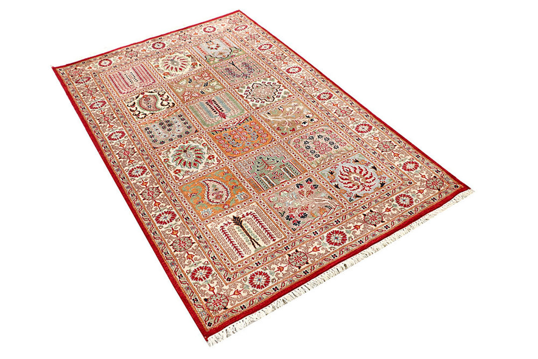 Multi Colored Bakhtiar 3'  4" x 5'  5" - No. QA10274