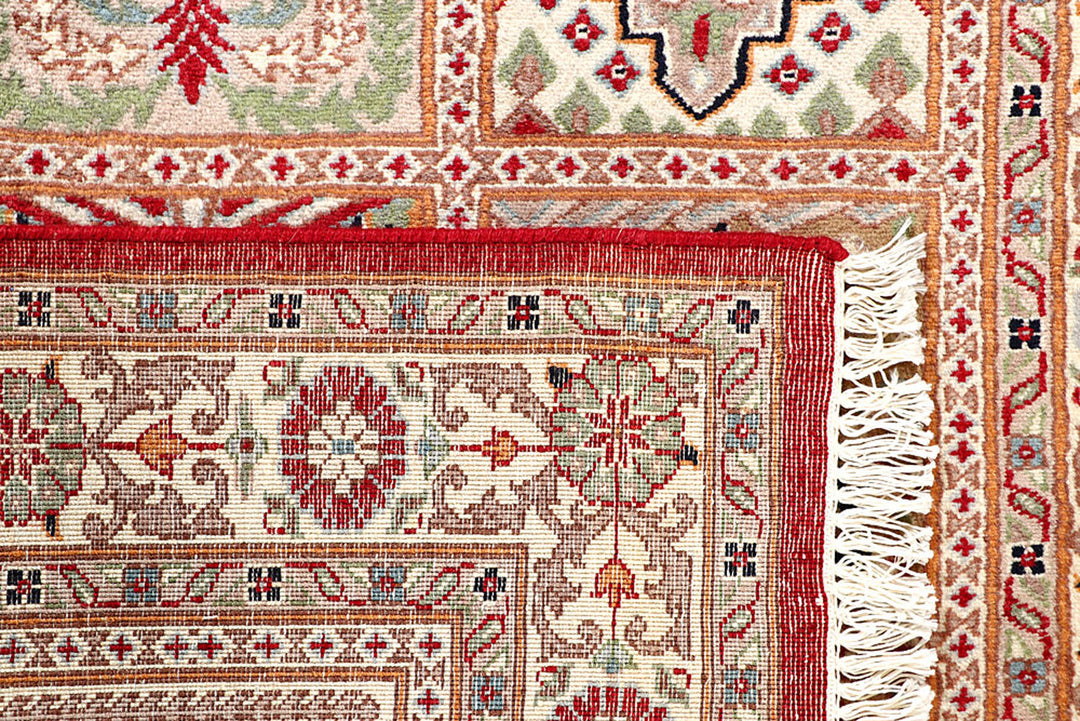 Multi Colored Bakhtiar 3'  4" x 5'  5" - No. QA10274