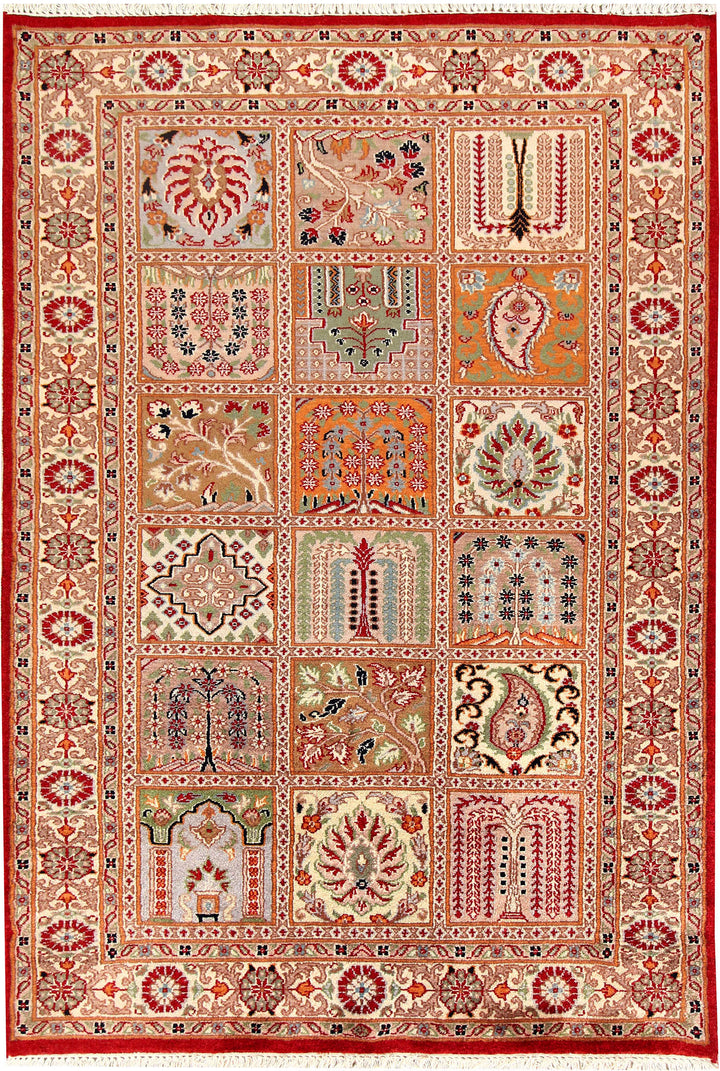 Multi Colored Bakhtiar 3'  4" x 5'  5" - No. QA10274