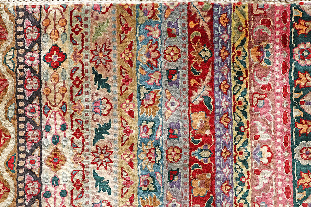 Multi Colored Shawl 3'  x" 5' " - No. QA75472