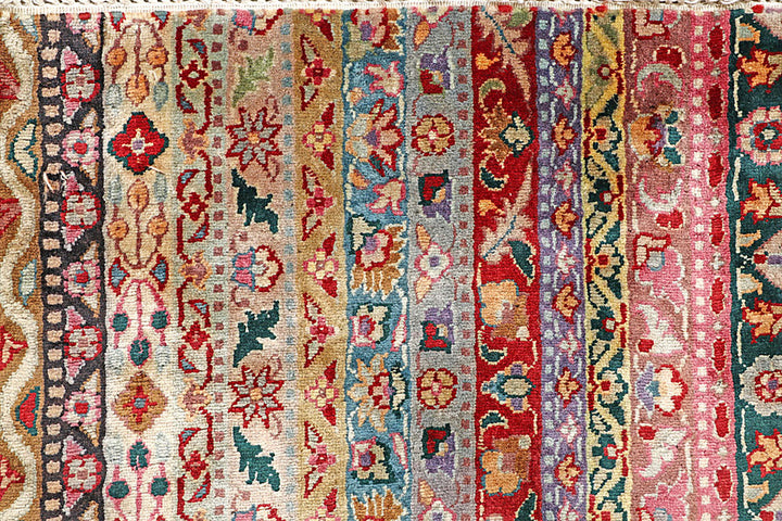 Multi Colored Shawl 3'  x" 5' " - No. QA75472