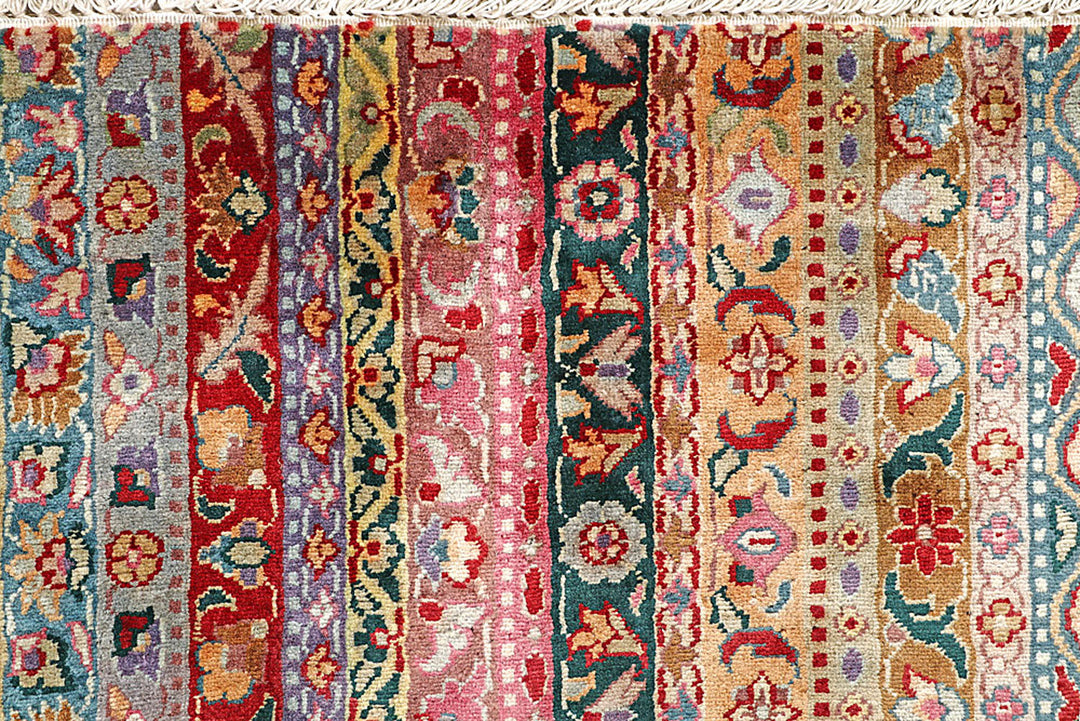 Multi Colored Shawl 3'  x" 5' " - No. QA75472