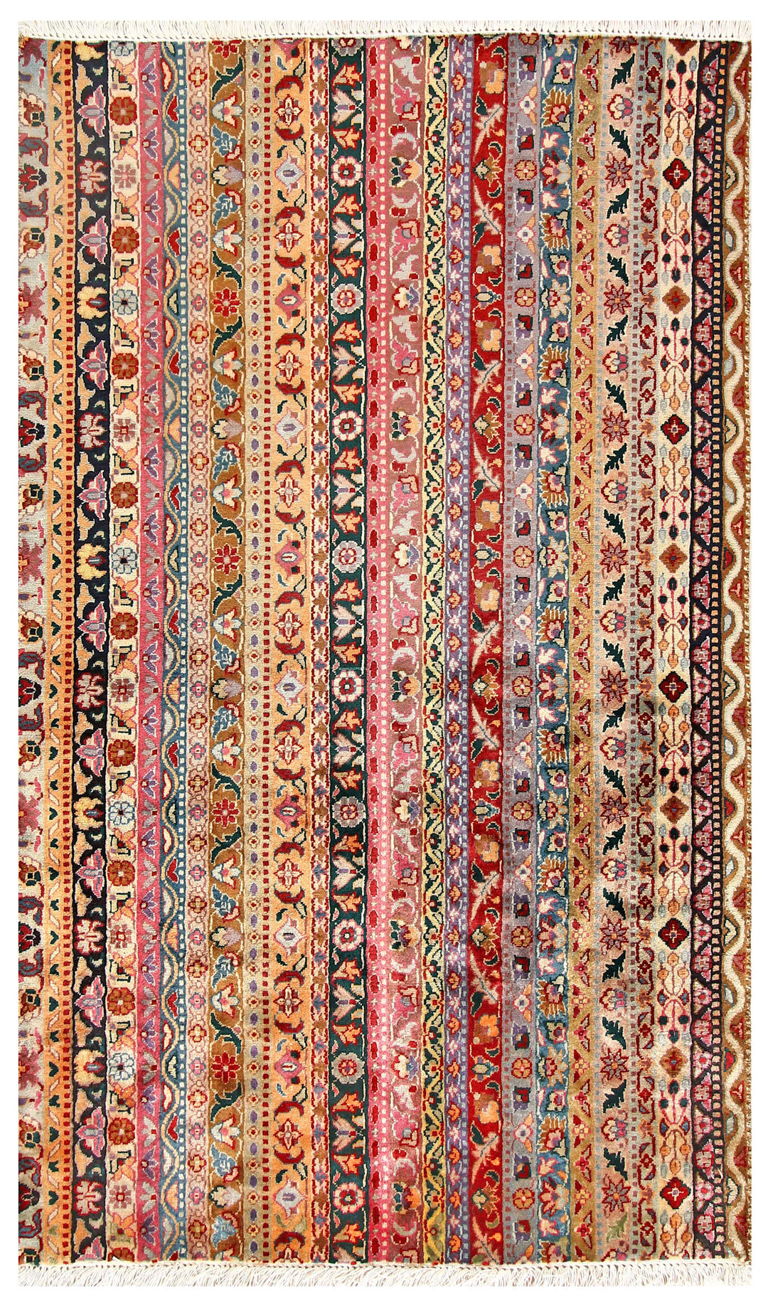 Afghan Oriental Rug 3' x 5' Hand-Knotted