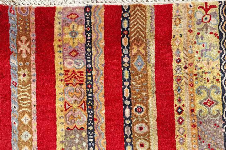 Multi Colored Shawl 3'  1" x 5'  5" - No. QA66242