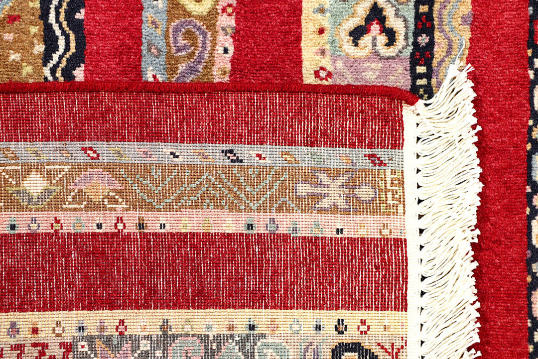 Multi Colored Shawl 3'  1" x 5'  5" - No. QA66242