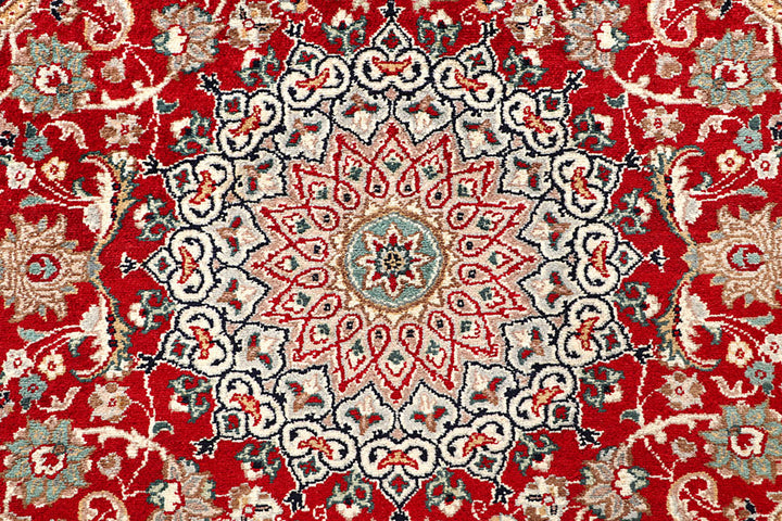 Firebrick Isfahan 3'  7" x 5'  7" - No. QA50005