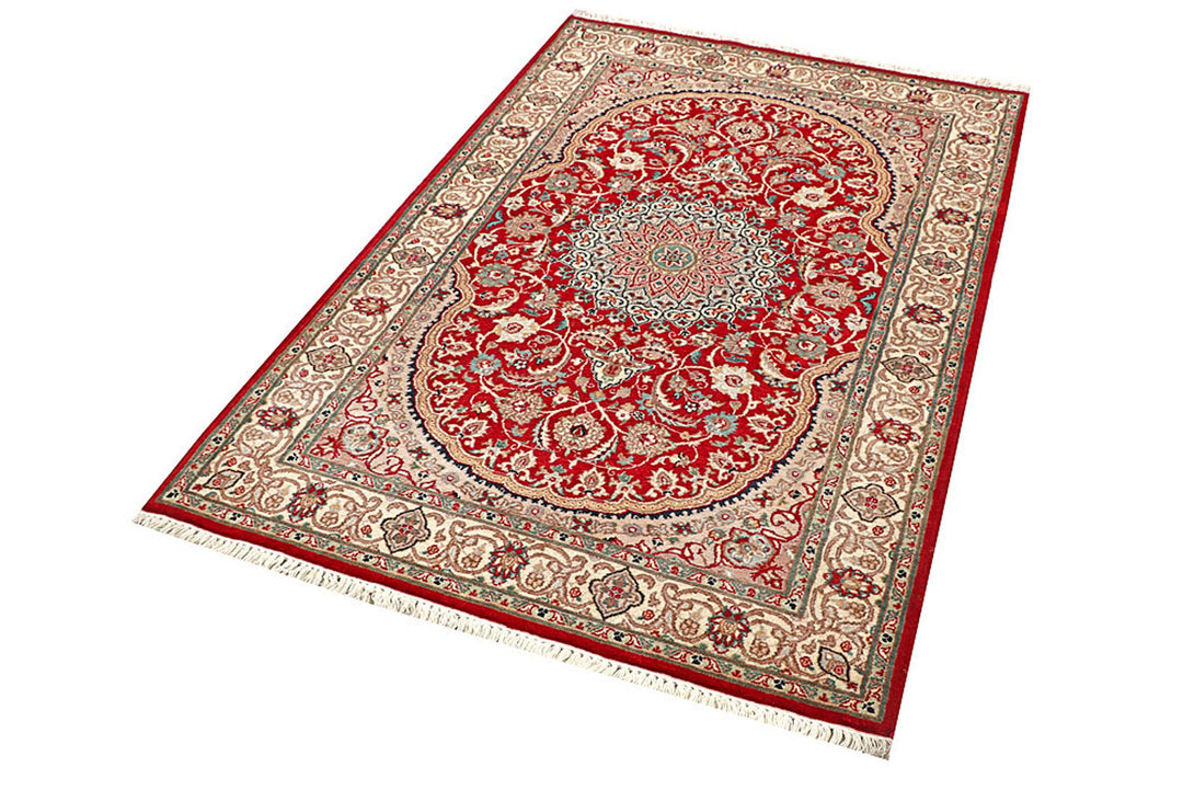 Firebrick Isfahan 3' 7 x 5' 7 - No. 56895