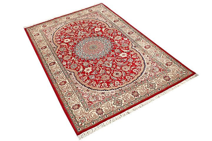 Firebrick Isfahan 3'  7" x 5'  7" - No. QA50005