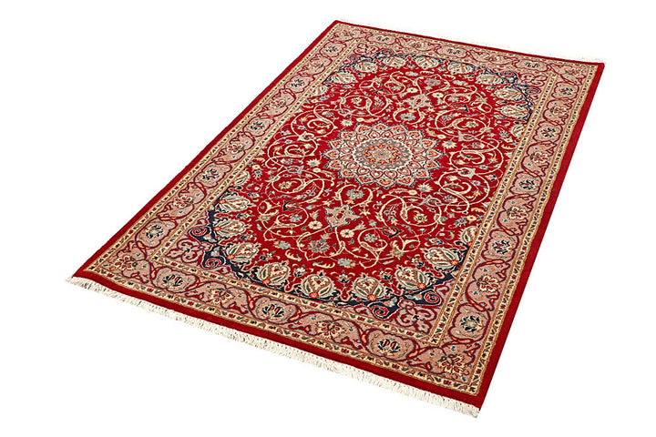 Firebrick Isfahan 3' 4 x 5' 6 - No. 56901 - ALRUG Rug Store
