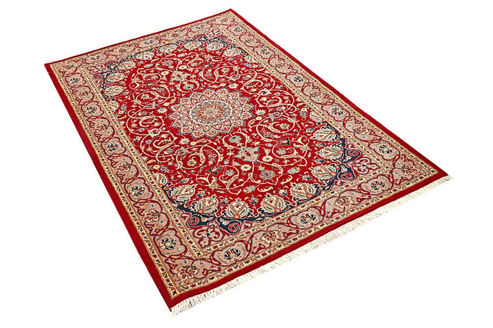 Firebrick Isfahan 3' 4 x 5' 6 - No. 56901 - ALRUG Rug Store