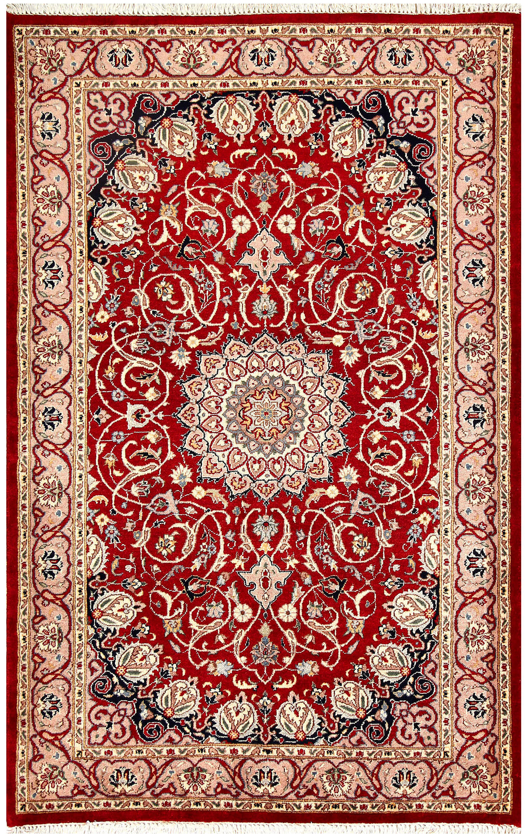 Firebrick Isfahan 3' 4 x 5' 6 - No. 56901 - ALRUG Rug Store