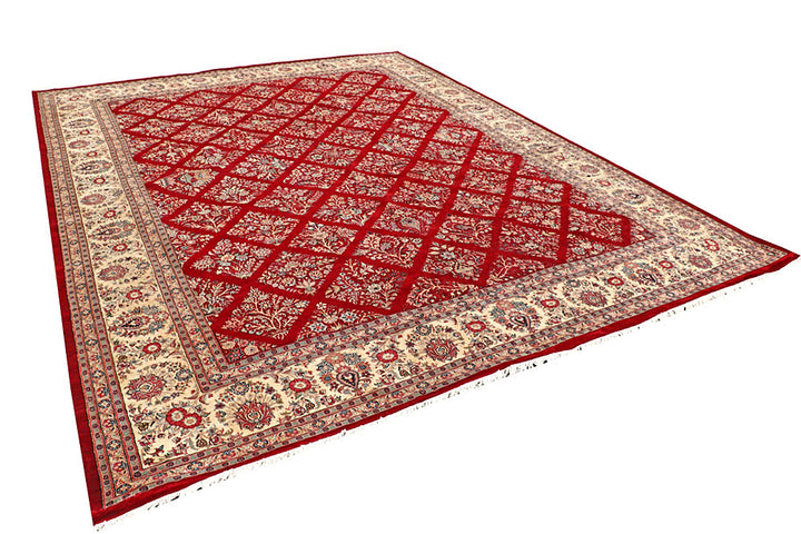 Firebrick Mahal 9' 11 x 13' - No. 56918 - ALRUG Rug Store