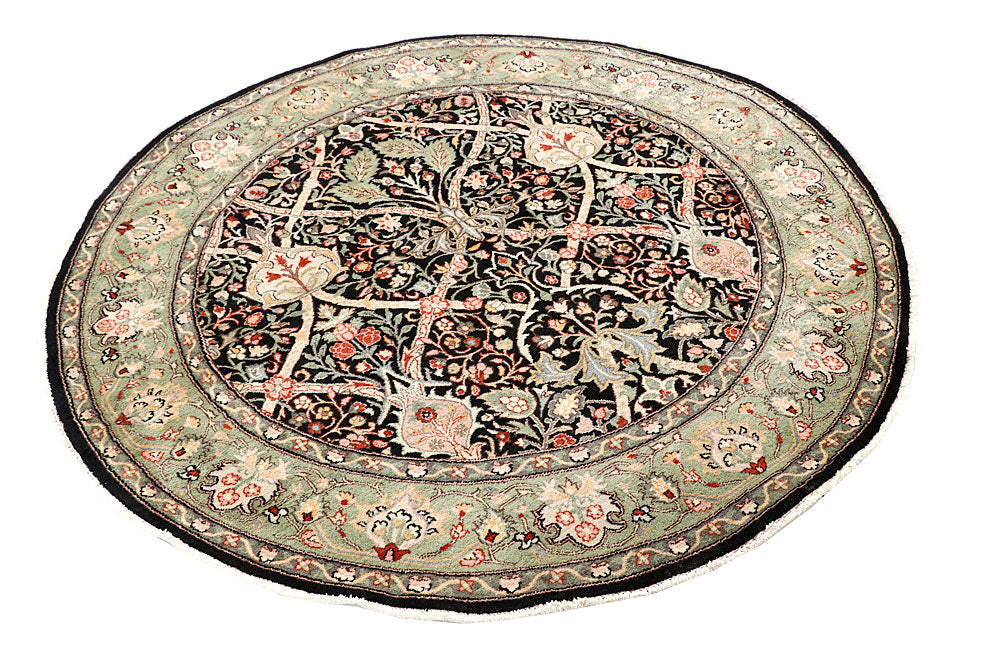 Black Sultanabad 5' x 5' - No. 56929 - ALRUG Rug Store