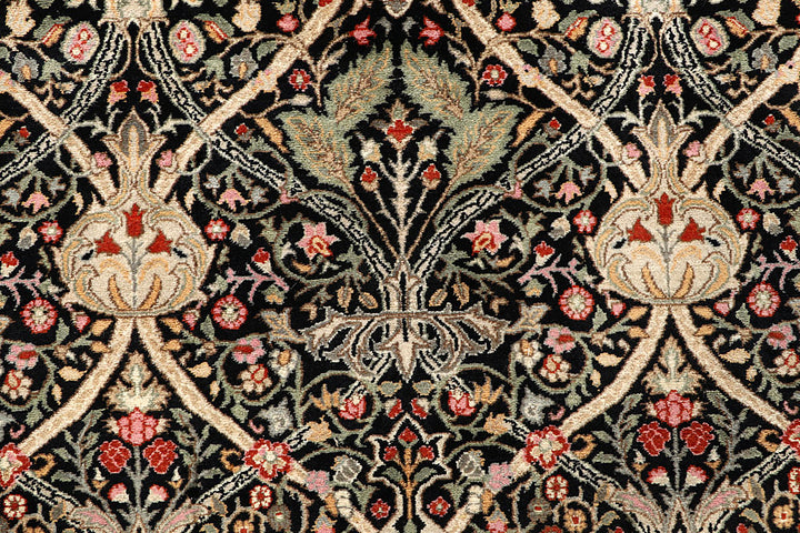 Black Sultanabad 5' x 5' - No. 56931 - ALRUG Rug Store