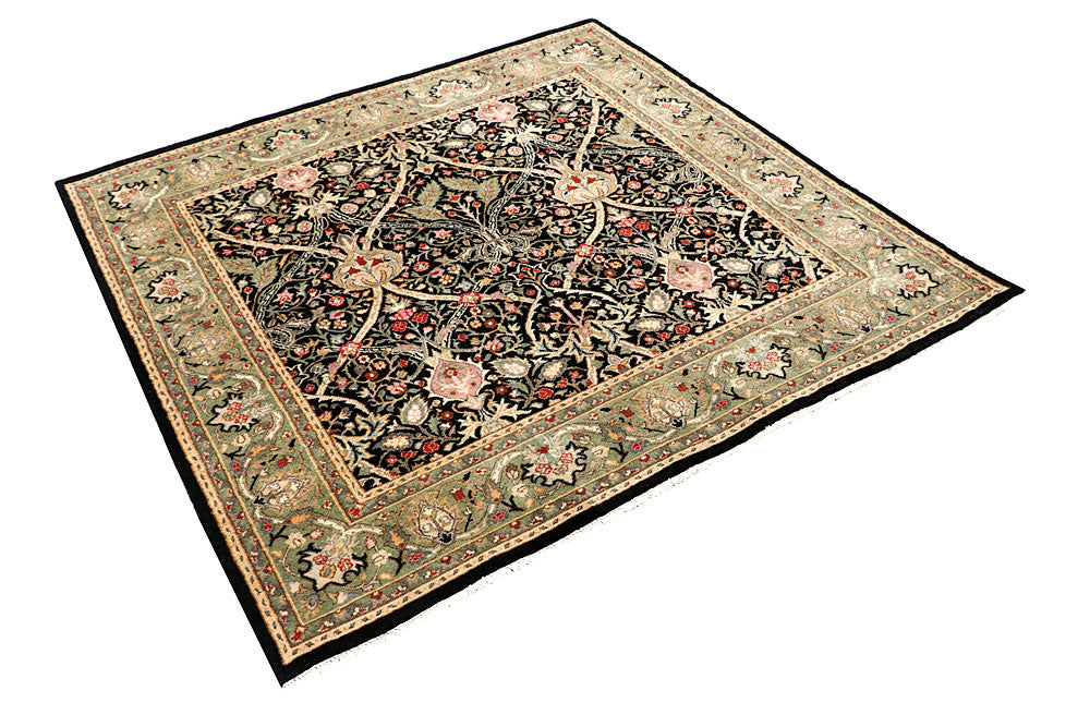 Black Sultanabad 5' x 5' - No. 56931 - ALRUG Rug Store