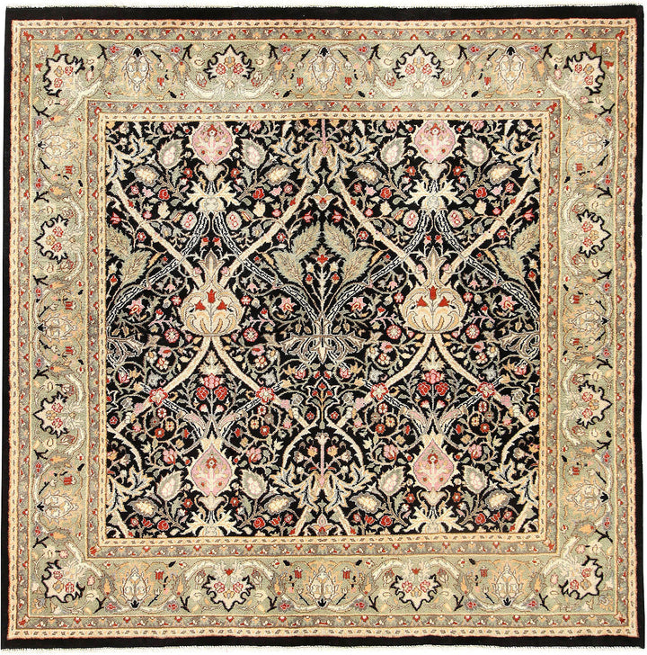 Black Sultanabad 5' x 5' - No. 56931 - ALRUG Rug Store